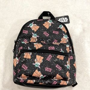 Disney Star Wars Bioworld Grogu mini backpack.